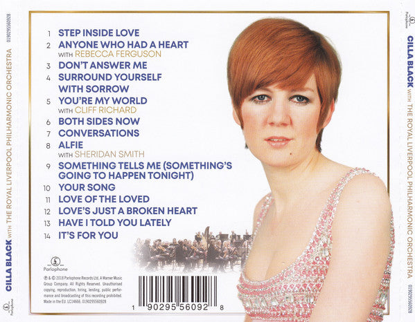 Cilla Black, Royal Liverpool Philharmonic Orchestra : Cilla Black With The Royal Liverpool Philharmonic Orchestra (CD, Album)