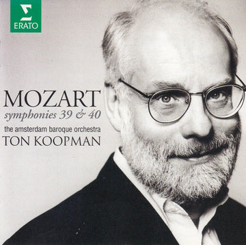 The Amsterdam Baroque Orchestra, Ton Koopman, Wolfgang Amadeus Mozart : Symphonies 39 & 40 (CD, Album)