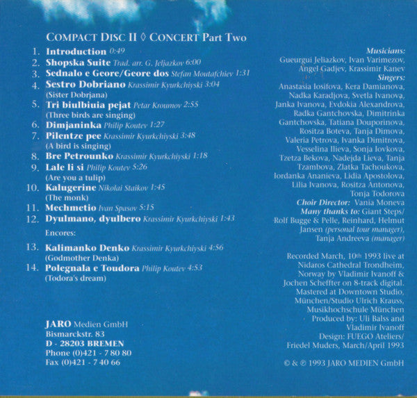 Le Mystère Des Voix Bulgares : Melody Rhythm & Harmony (2xCD, Album)