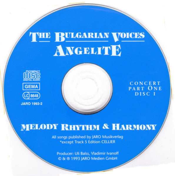 Le Mystère Des Voix Bulgares : Melody Rhythm & Harmony (2xCD, Album)