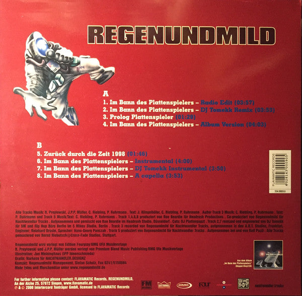 Regenundmild : Im Bann Des Plattenspielers (12")