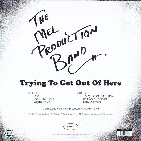 Mel Production Band : Trying To Get Out Of Here (LP, Album, RE)