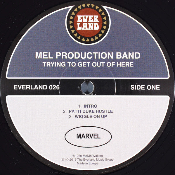 Mel Production Band : Trying To Get Out Of Here (LP, Album, RE)