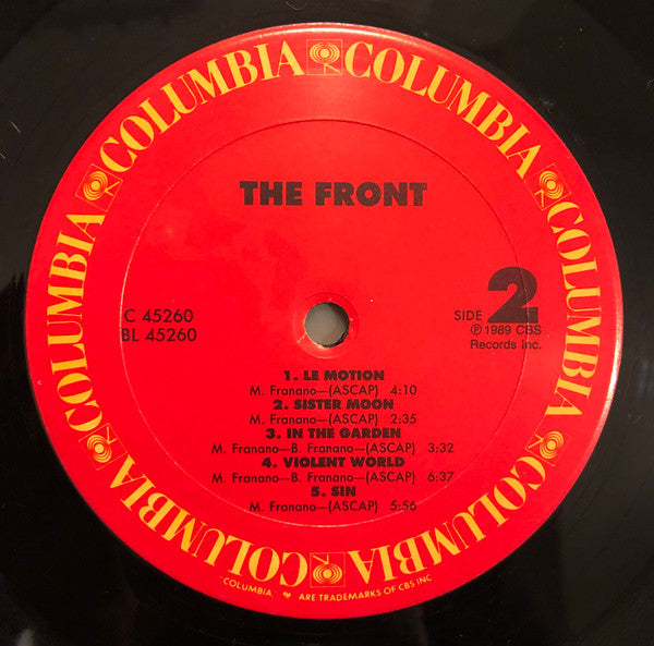 The Front (3) : The Front (LP, Album)