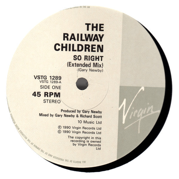 The Railway Children : So Right (12", Ltd, Gat)