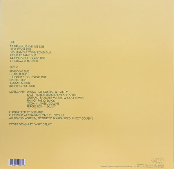 Scientist : In The Kingdom Of Dub (LP, Album, RE)