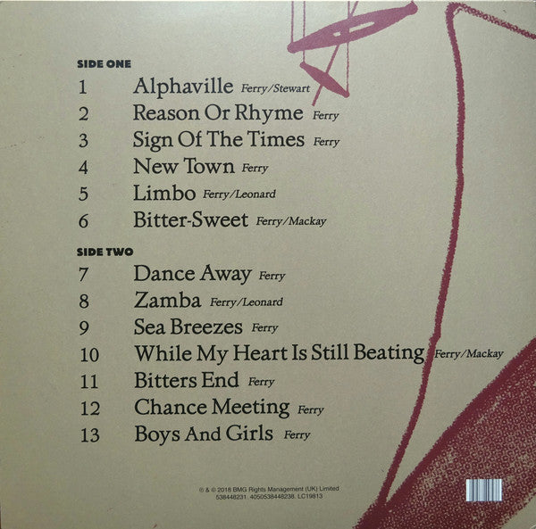 Bryan Ferry And His Orchestra* : Bitter-Sweet (LP, Album)