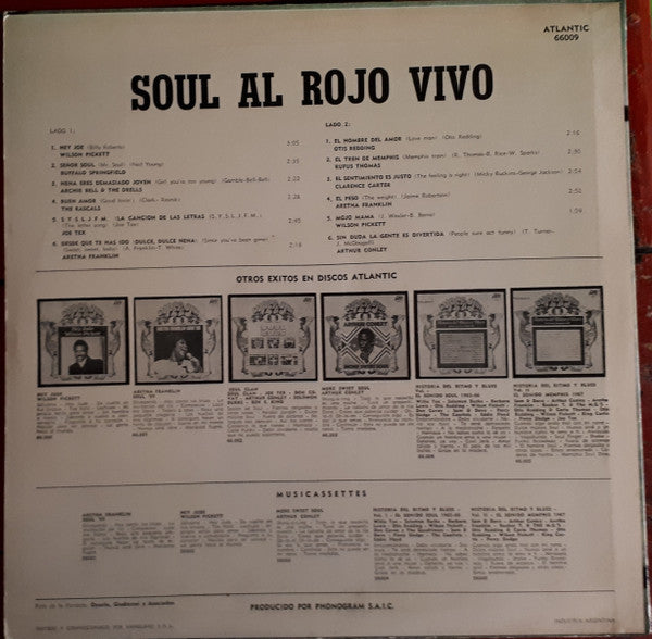Various : Soul Al Rojo Vivo (LP, Comp, Mono)