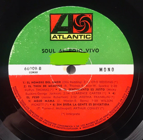 Various : Soul Al Rojo Vivo (LP, Comp, Mono)