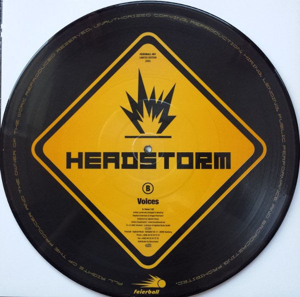 Headstorm : Down On The Streets / Voices (12", Ltd, Pic)