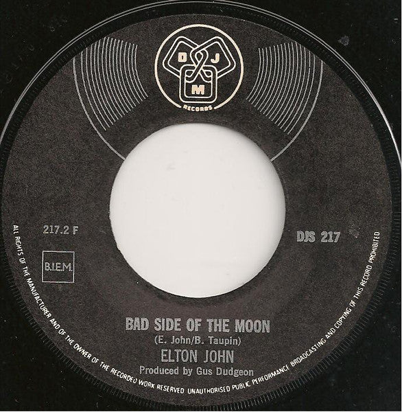 Elton John : Border Song (7", Single, Big)