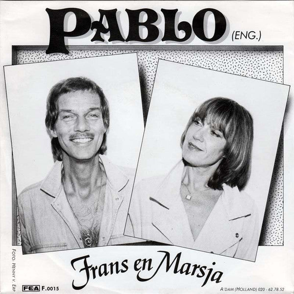 Frans & Marsja : Pablo (7", Single)
