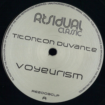 Titonton Duvanté : Voyeurism (2x12")