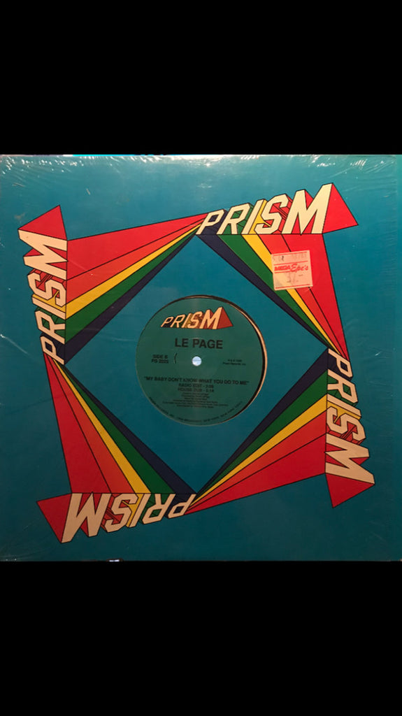Le Page : My Baby Don't Know What You Do To Me (12")