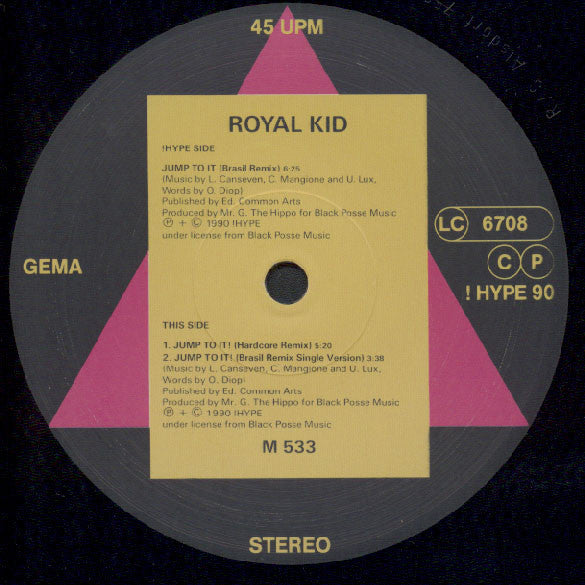 Royal Kid : Jump To It Remix (12", Maxi)