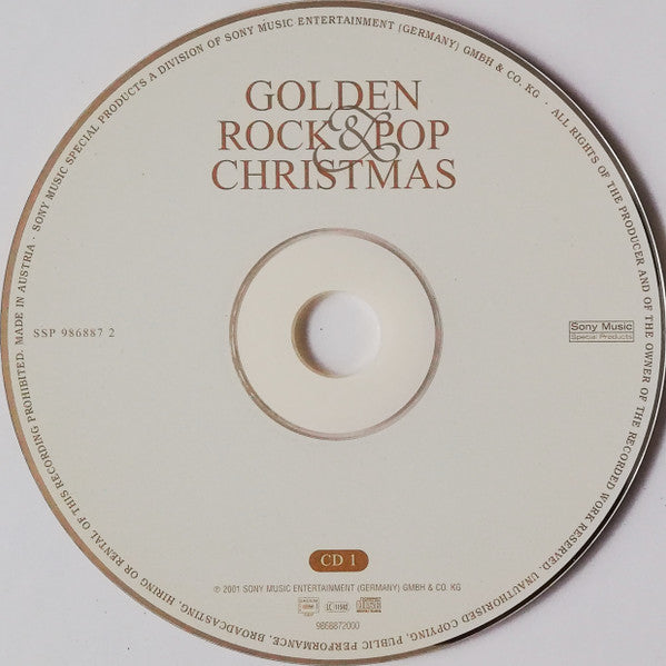 Various : Golden Rock & Pop Christmas (2xCD, Comp)