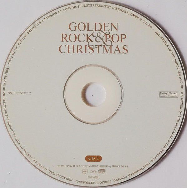 Various : Golden Rock & Pop Christmas (2xCD, Comp)