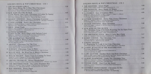 Various : Golden Rock & Pop Christmas (2xCD, Comp)