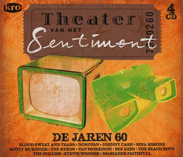 Various : Theater Van Het Sentiment - De Jaren 60 (4xCD, Comp)