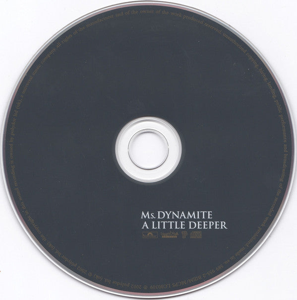 Ms. Dynamite : A Little Deeper (CD, Album, S/Edition)