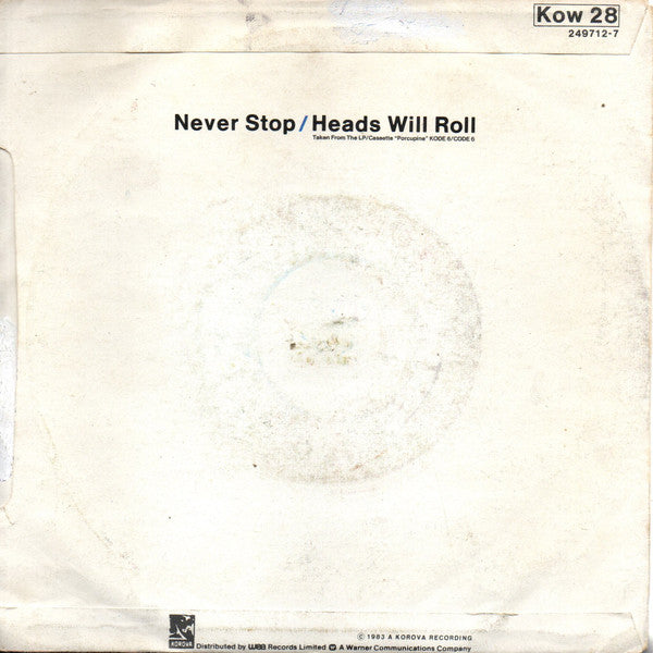 Echo & The Bunnymen : Never Stop (7", Single)