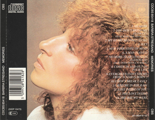 Barbra Streisand : Memories (CD, Comp, RE)