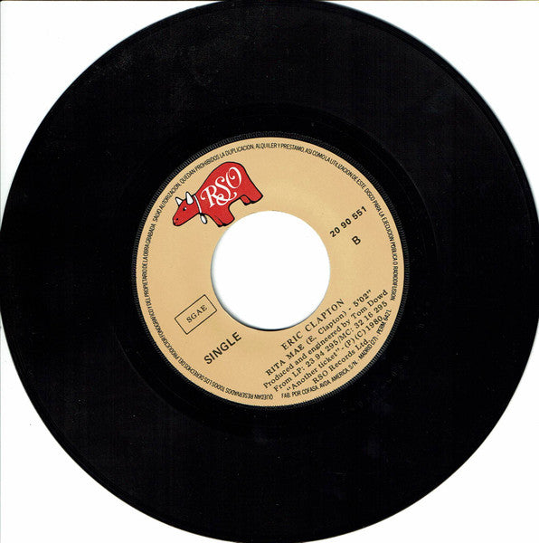 Eric Clapton : Another Ticket = Otro ticket - Version Corta (7", Single)