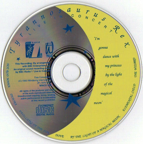 Tyrannosaurus Rex : BBC Radio 1 Live In Concert (CD, Album)