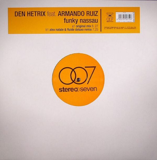 Den Hétrix Feat. Armando Ruiz : Funky Nassau (12")