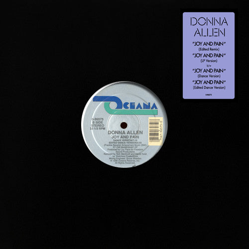 Donna Allen : Joy And Pain (12")