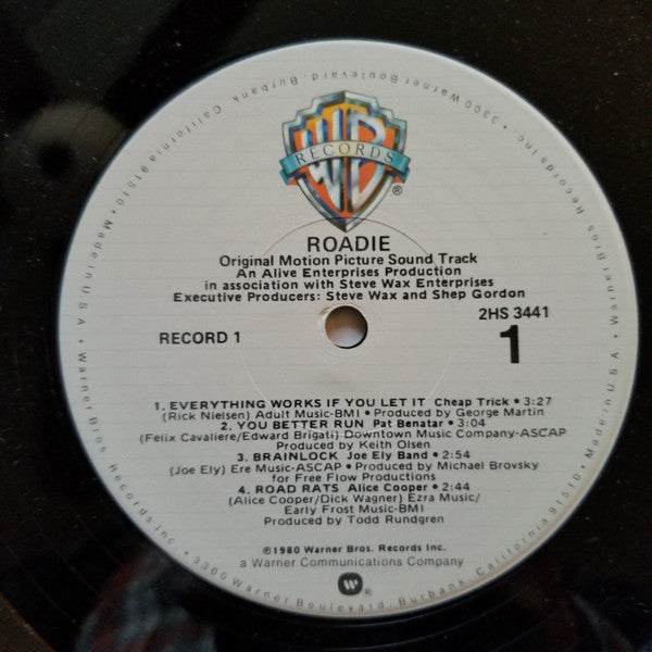 Various : Roadie (Original Motion Picture Sound Track) (2xLP, Album, Gat)