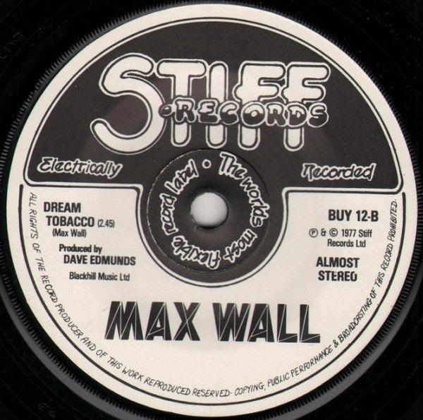 Max Wall : England's Glory (7", Single)