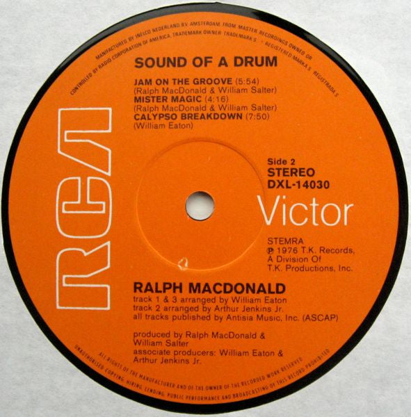 Ralph MacDonald : Sound Of A Drum (LP, Album)