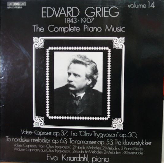 Edvard Grieg, Eva Knardahl : The Complete Piano Music Volume 14 (LP, Album)