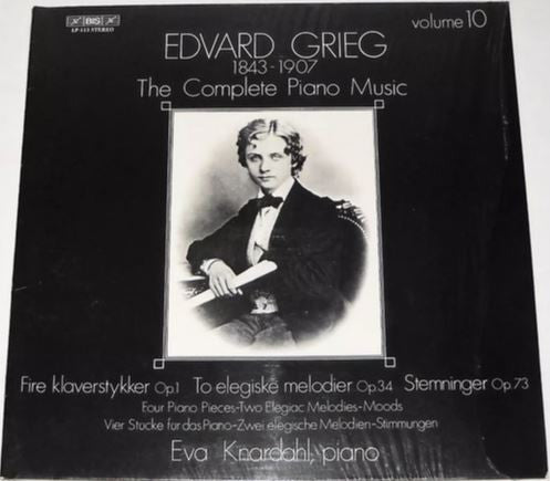 Edvard Grieg, Eva Knardahl : The Complete Piano Music Volume 10 (LP, Album)