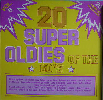 Various : 20 Super Oldies Of The 60's Vol. 8 (LP, Comp)