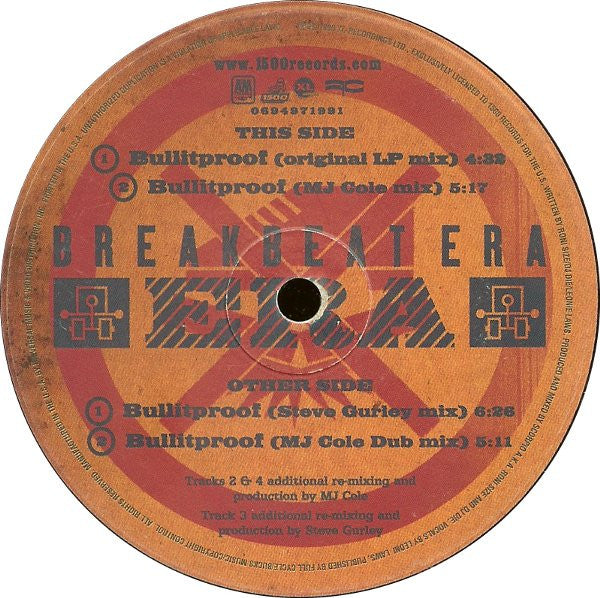 Breakbeat Era : Bullitproof (Remixes) (12")