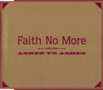 Faith No More : Ashes To Ashes (CD, Single, J-c)