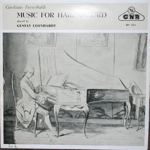 Girolamo Frescobaldi, Gustav Leonhardt : Music For Harpsichord (7", EP)