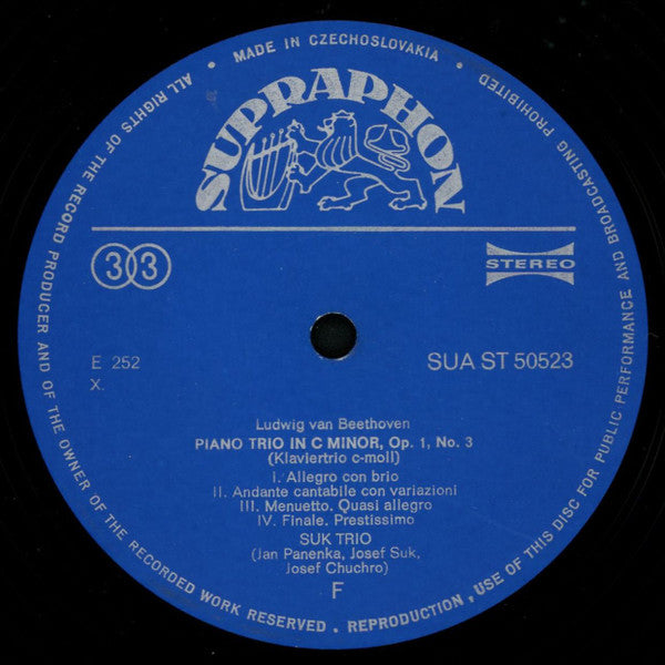Ludwig van Beethoven, Suk Trio : Beethoven: Piano Trios (LP)