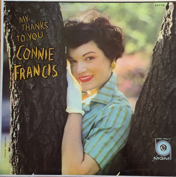 Connie Francis : My Thanks To You (LP, Album, Mono)