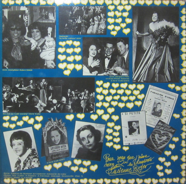 Lucienne Boyer : La Dame En Bleu "Parlez Moi D'Amour" 50 Ans De Chansons (2xLP, Comp, Gat)