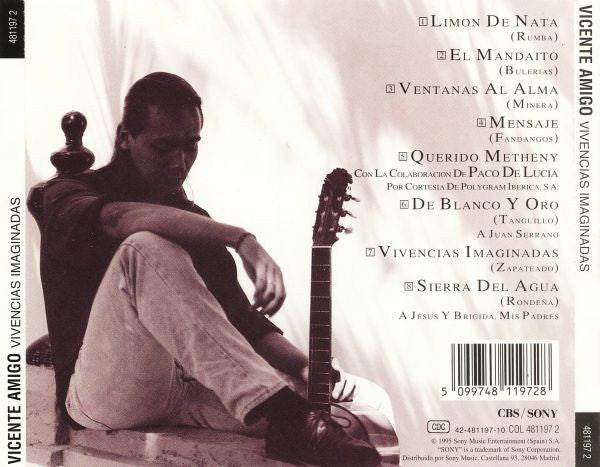 Vicente Amigo : Vivencias Imaginadas (CD, Album)