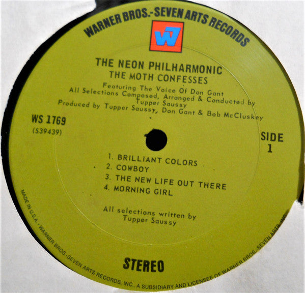 The Neon Philharmonic : The Moth Confesses (LP, Album, Ter)