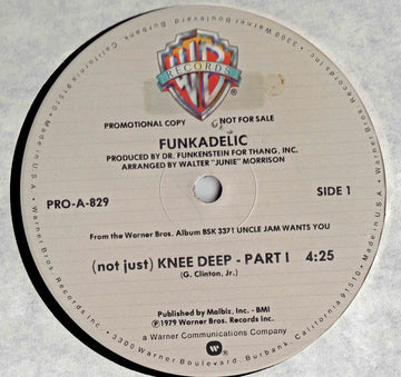 Funkadelic : (Not Just) Knee Deep (12", Promo)