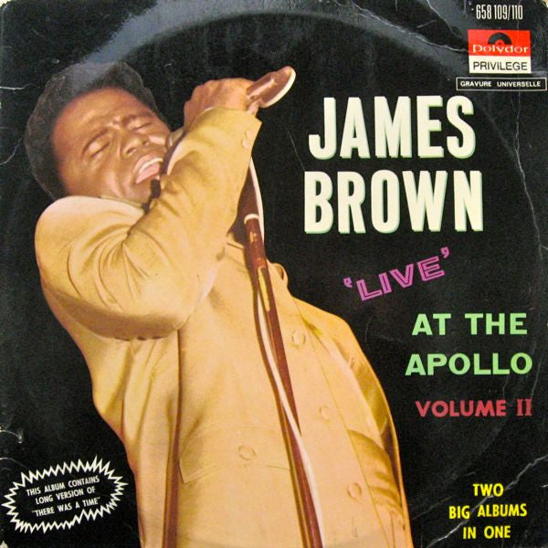 James Brown : Live At The Apollo Volume II (2xLP, Album, Gat)