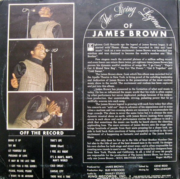 James Brown : Live At The Apollo Volume II (2xLP, Album, Gat)