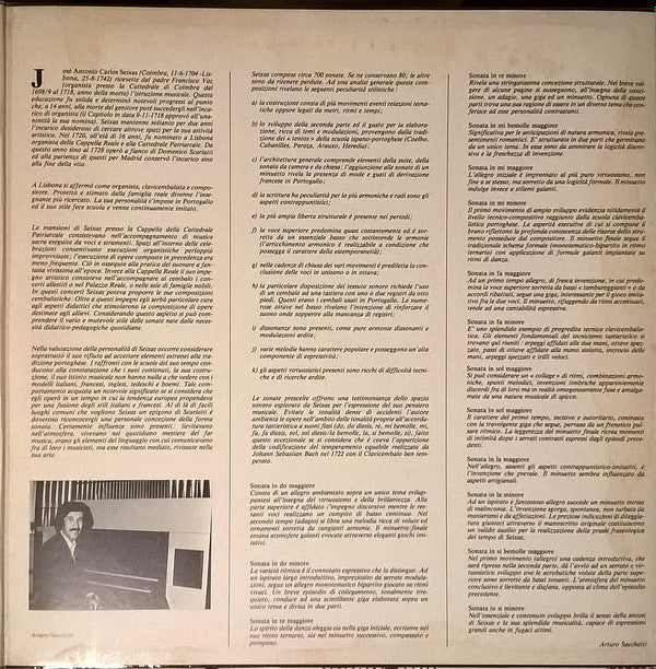 Carlos Seixas, Arturo Sacchetti : Quinze Sonates Pour Clavecin (LP, Album, Gat)