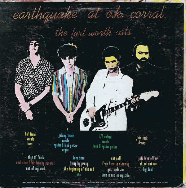 The Fort Worth Cats : Earthquake At The O.K. Corral (LP, Album)