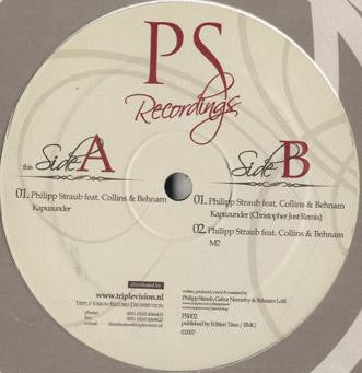 Philipp Straub Feat. Collins & Behnam : Kapuzunder EP (12", EP)